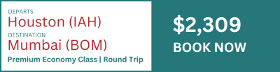 Houston to Mumbai Premium Economy