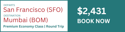 SFO to Mumbai - Premium Economy